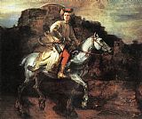 Rembrandt The Polish Rider painting